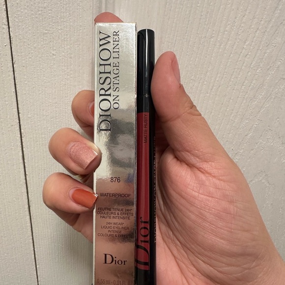 Dior Diorshow On Stage Liner - 876 Matte Rust - Picture 2 of 2